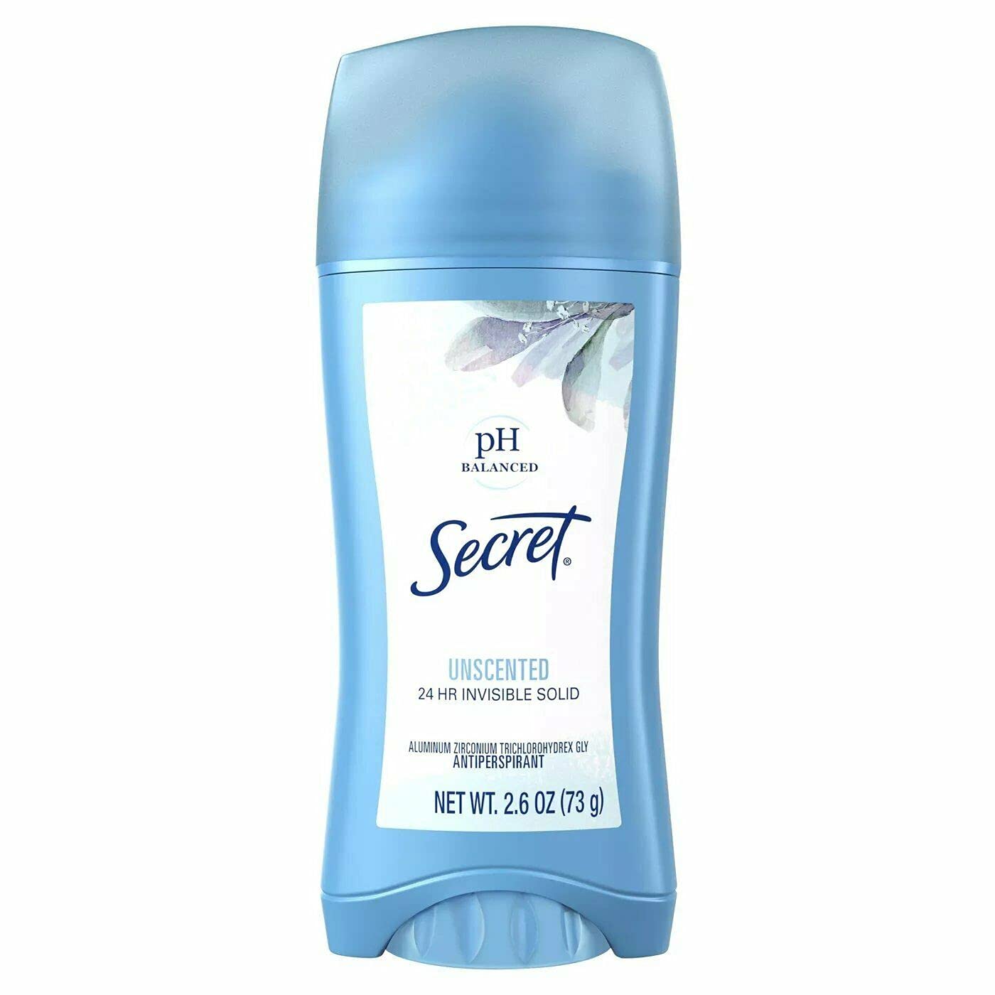 Secret Sld Inv Unscnted Size 2.6Z Secret Unscented Invisible Solid Antiperspirant Deodorant