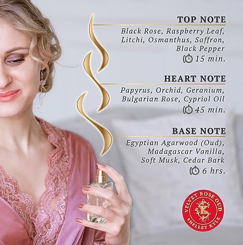 Shelley Kyle Velvet Rose Oud Perfume, 30 Milliliters