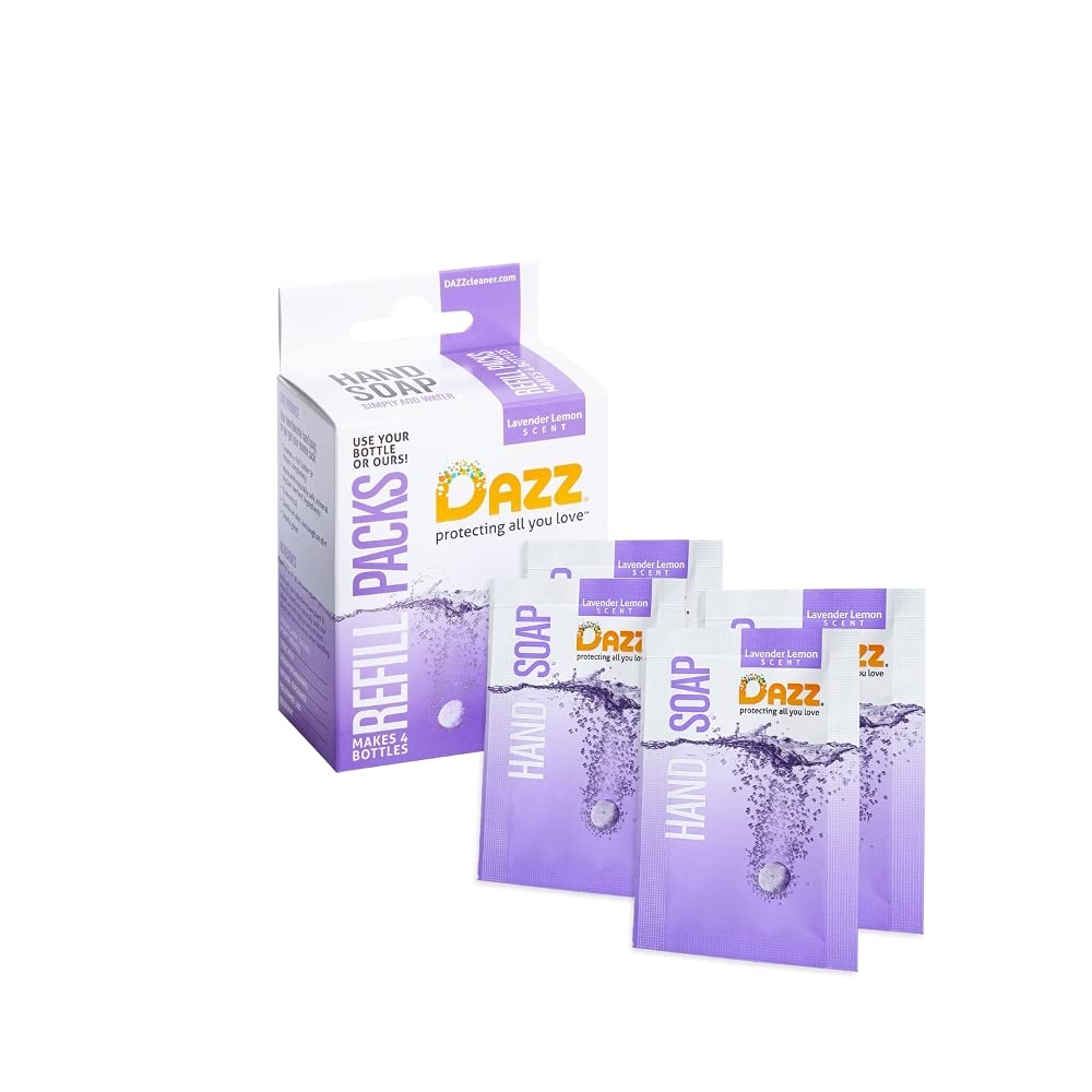 Dazz Cleaners - Hand Soap Foam Refill Kit - Case of 12-4 Count (12x4 CT)