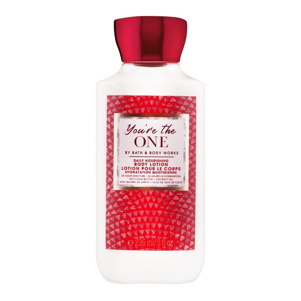 Bath And Body Works Body Care - You'Re The One - 24 Hour Moisture Body Lotion W/Shea Butter + Vitamin E - Full Size 8 Fl Oz