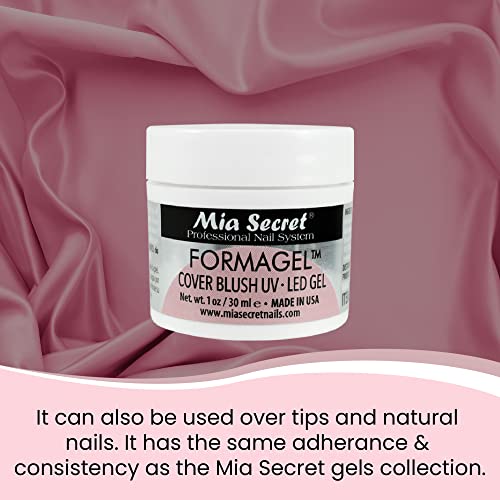 Mia Secret Nudes 1oz Formagel Gel Nail Builder - UV Led Gel - Cover Blush - Cover Tan - Candy Pink Pick Yours (Cover Tan)