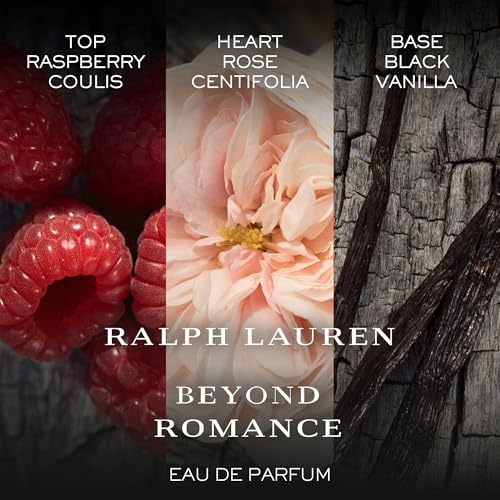RALPH LAUREN FRAGRANCES Romance Discovery Perfume Set - 3-Piece Travel Size Set - Floral Scented Fragrance with Rose, Sandalwood, Vanilla & Jasmine Notes - 0.3 Fl Oz Each