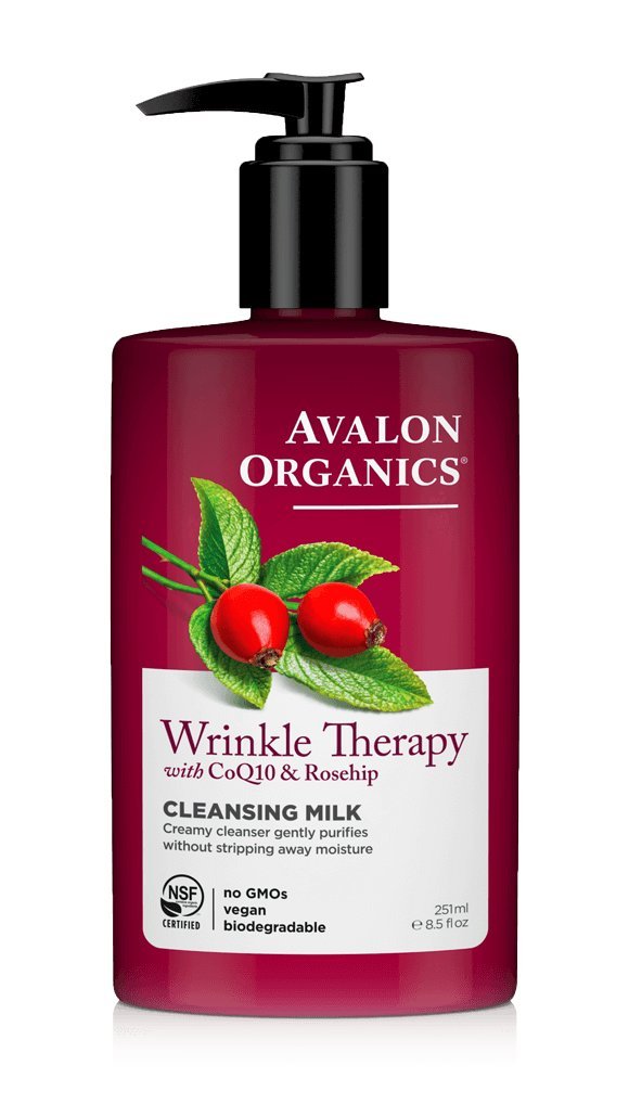Avalon Organics Coq10 Facial Cleansing Milk - 8.5 Fl Oz (Pack Of 2)