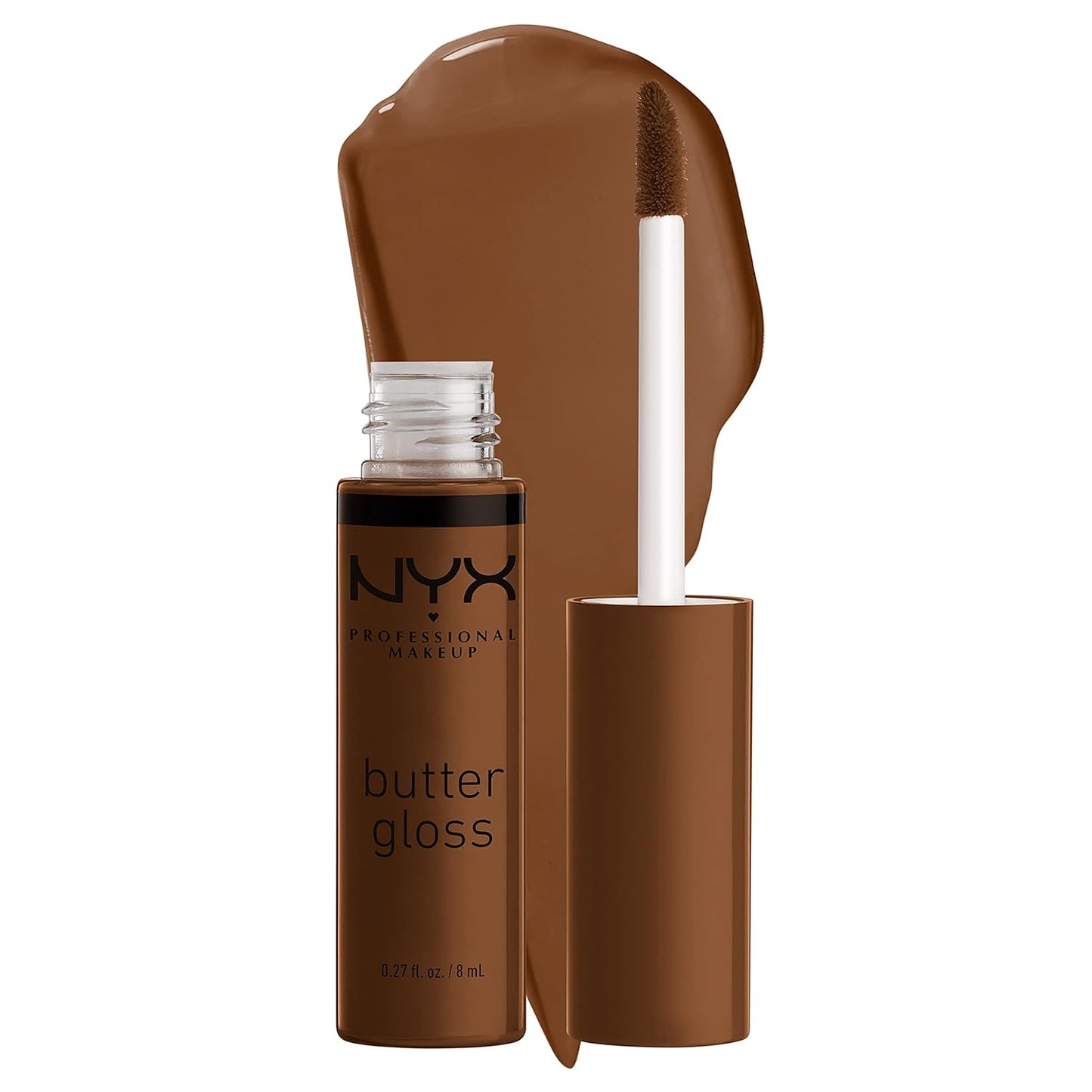 NYX Butter Gloss | Non-Sticky Medium Brown Lip Gloss - Caramelt