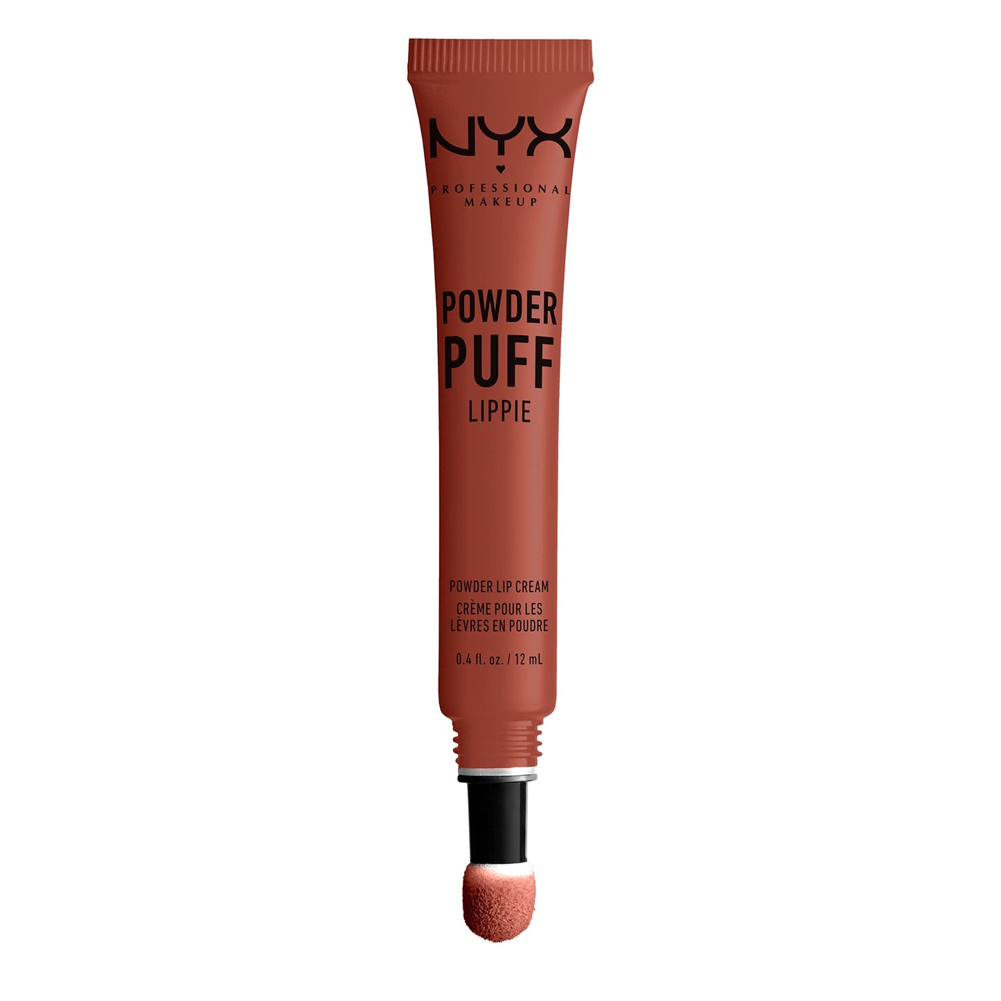 Nyx Professional Makeup Powder Puff Lippie Lip Cream, Liquid Lipstick - Teacher'S Pet (Orange Brown)