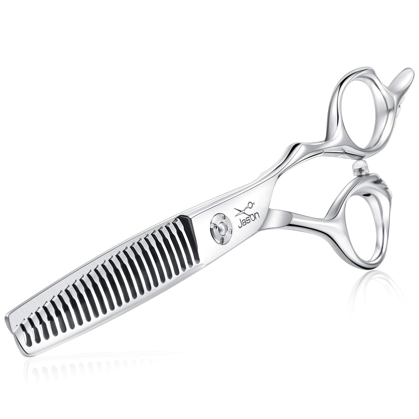 JASON 6'' Texturizing Hair Scissors, 23 Teeth Hair Texture Shears Professional Blending Hair Thinning Scissor for Barber, Hairdr