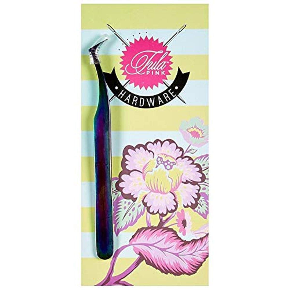 Tula Pink 4.5'' Swiss Style Tweezer