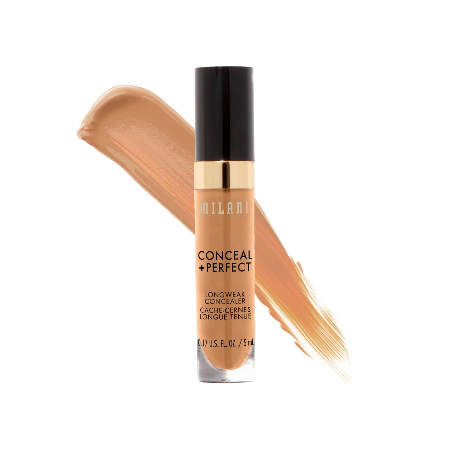 Milani Conceal + Perfect Longwear Concealer - Warm Beige (0.17 Fl. Oz.) Vegan, Cruelty-Free Liquid Concealer - Cover Dark Circle