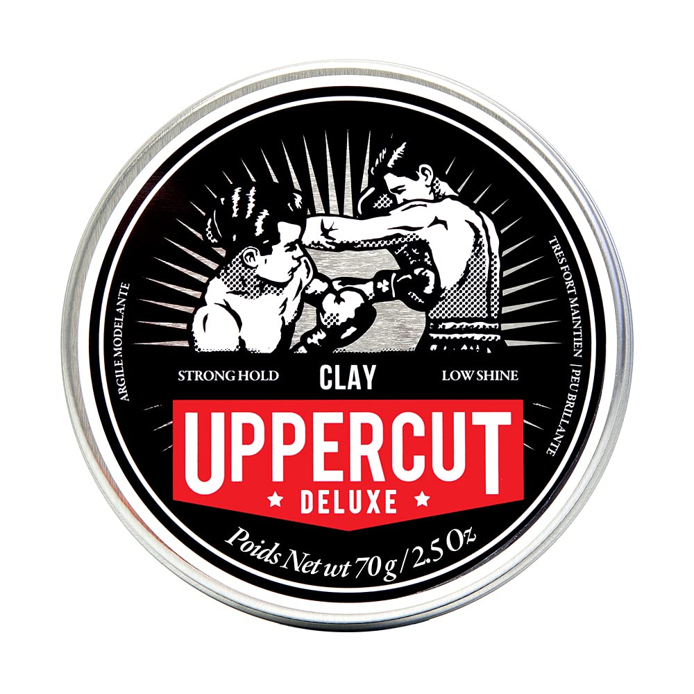 Uppercut Deluxe Clay, Strong Hold, Low Shine, 2.1 Ounces