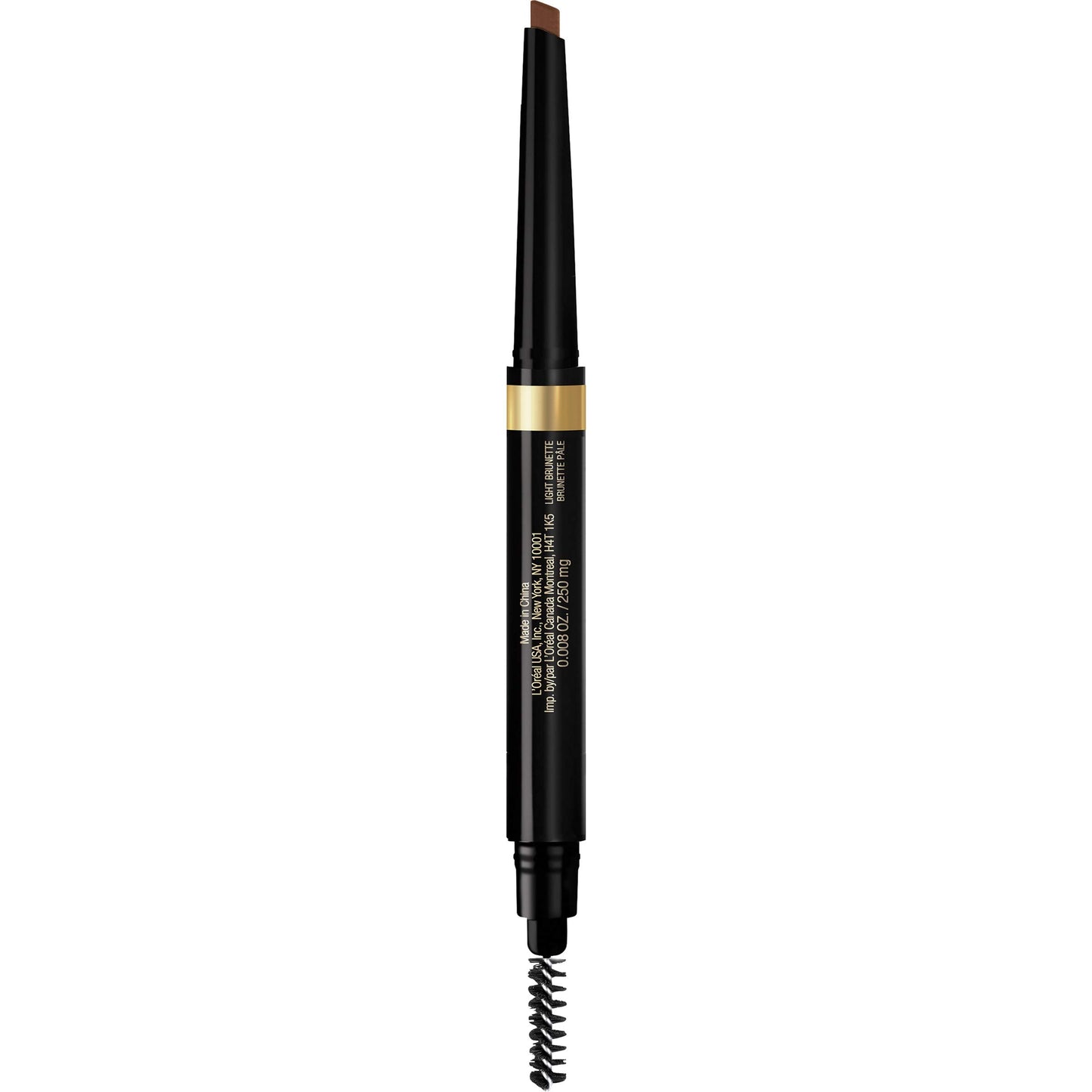 L'Oreal Paris Brow Stylist Shape & Fill Mechanical Eye Brow Makeup Pencil, Light Brunette, 0.008 Oz.