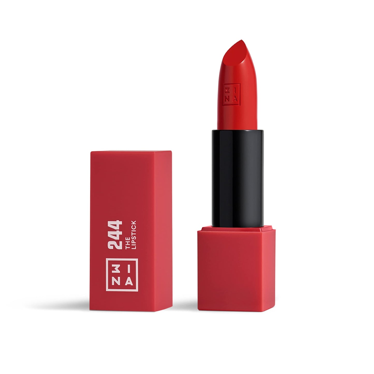 3Ina Makeup - Vegan - Cruelty Free - The Lipstick 244 - Red Lipstick - 5H Lasting Lipstick - Highly Pigmented - Matte - Vanilla