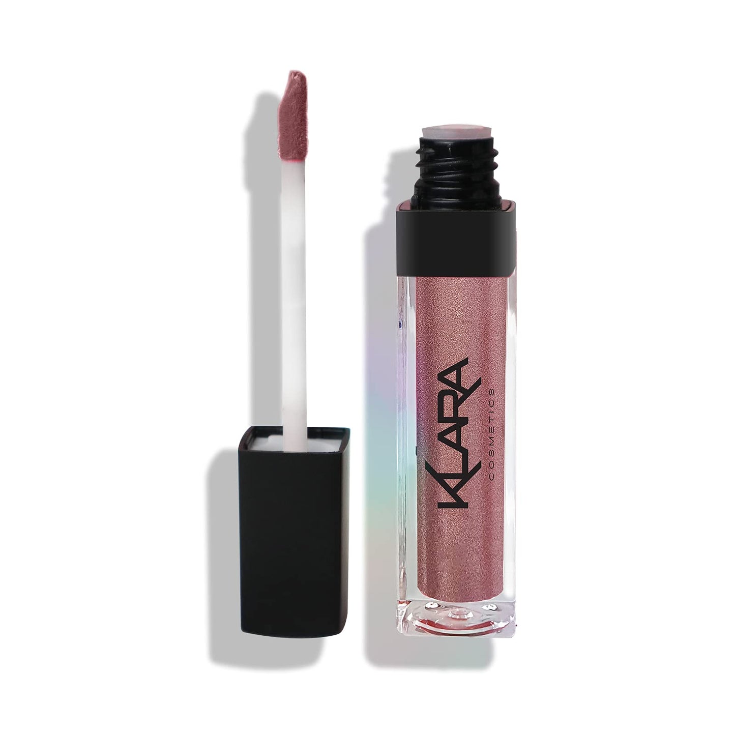 Klara Cosmetics Kiss Proof Lipstick Nude Pink Liquid Matte Lipstick Long Lasting Full Colour Pigment, 26 Rose Gold Rebel, 0.27 Fl Oz