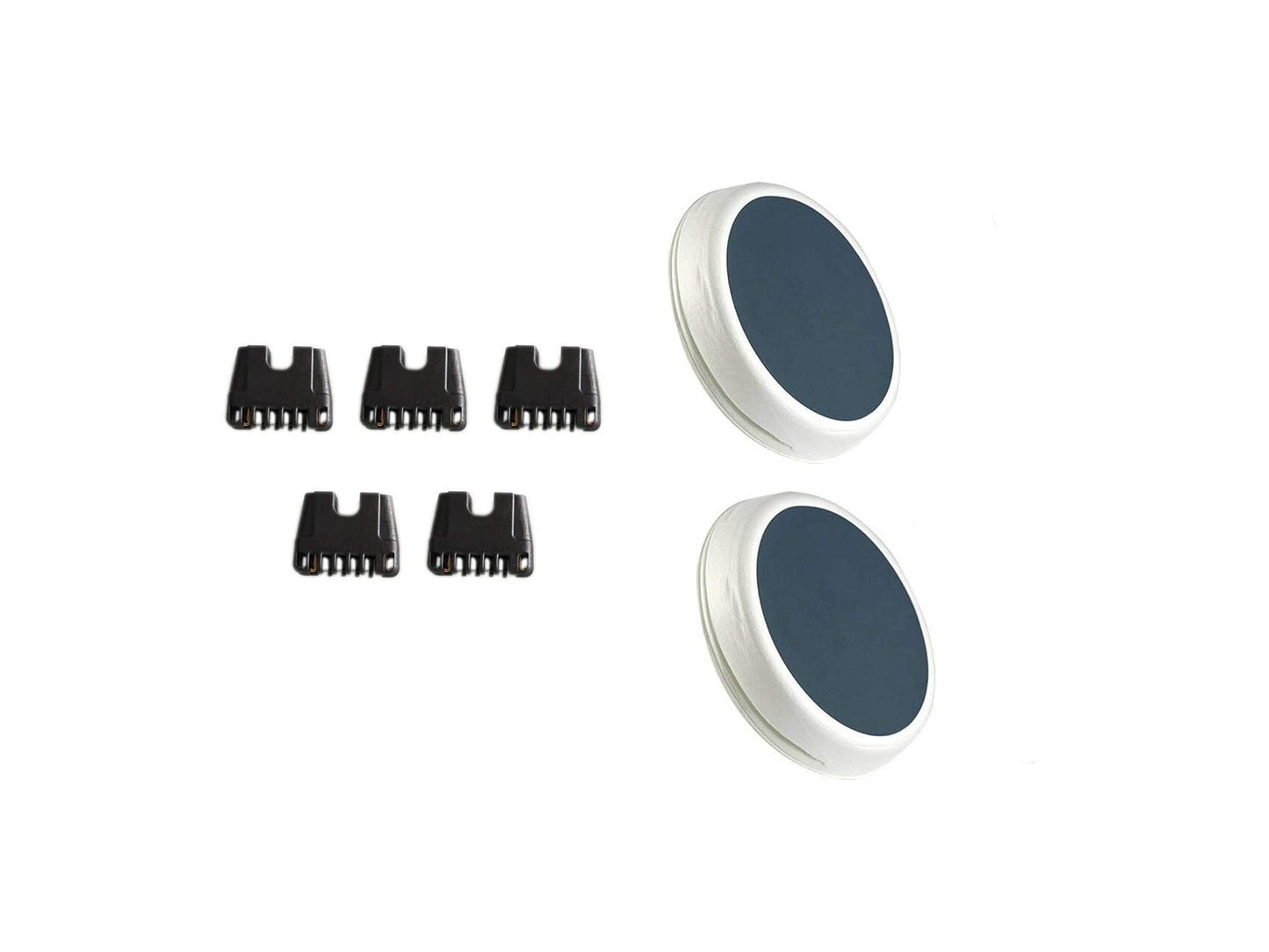 5X Narrow Replacement Thermicon Refill Tips + 2 Large Buffer Refills for NONO Hair Removal Epilator 8800 Mini Pro 3 and Pro 5