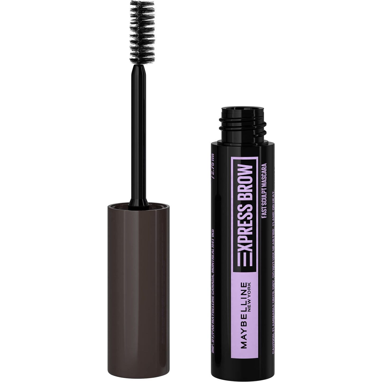 Maybelline Brow Fast Sculpt, Shapes Eyebrows, Eyebrow Mascara Makeup, Black Brown, 0.09 Fl. Oz.