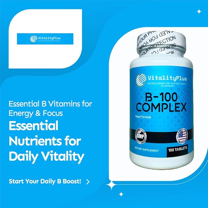 LIQUIDPACKPRO Vitamin B12 5000 mcg + Super B-100 Complex | High-Potency B Complex & Methylcobalamin B12 for Energy, Metabolism & Nervous System Support | Made in USA, Vegan, Non-GMO