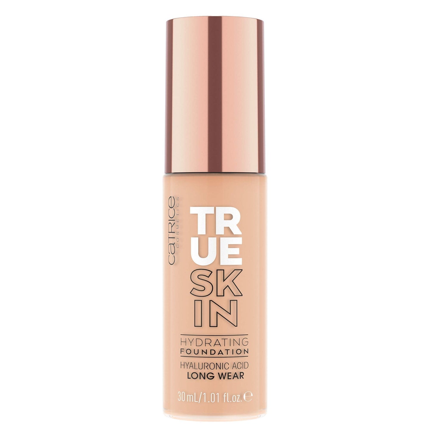 Catrice | True Skin Hydrating Foundation | Lightweight Buildable Coverage with Hyaluronic Acid and Watermelon Seed Oil | Vegan & Cruelty Free (015 | Warm Vanilla)
