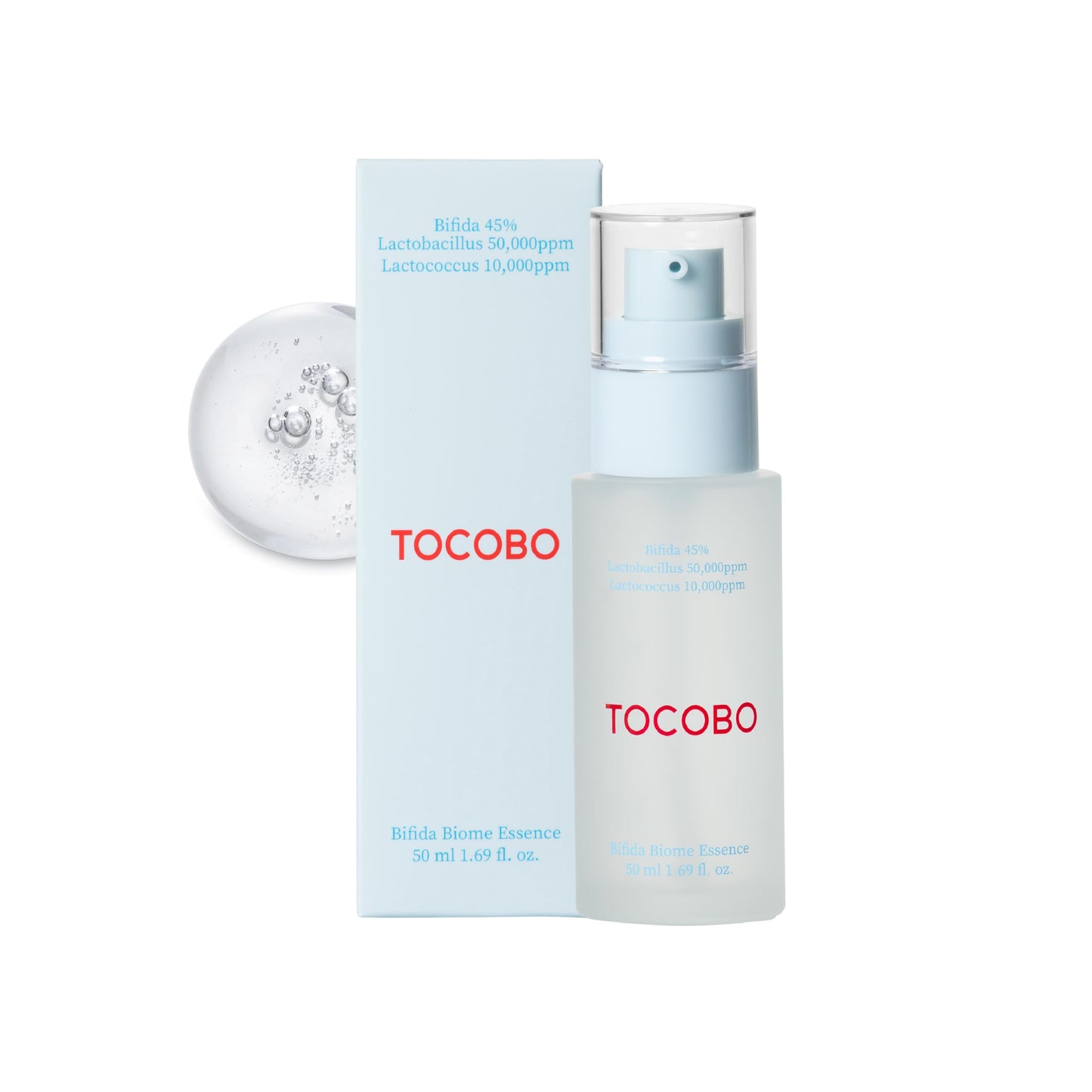 Tocobo Bifida Biome Essence 1.69 Fl Oz / 50Ml | All In One, Skin Repair Serum, Skin Barrier Essence | Natural Ingredients, Vegan