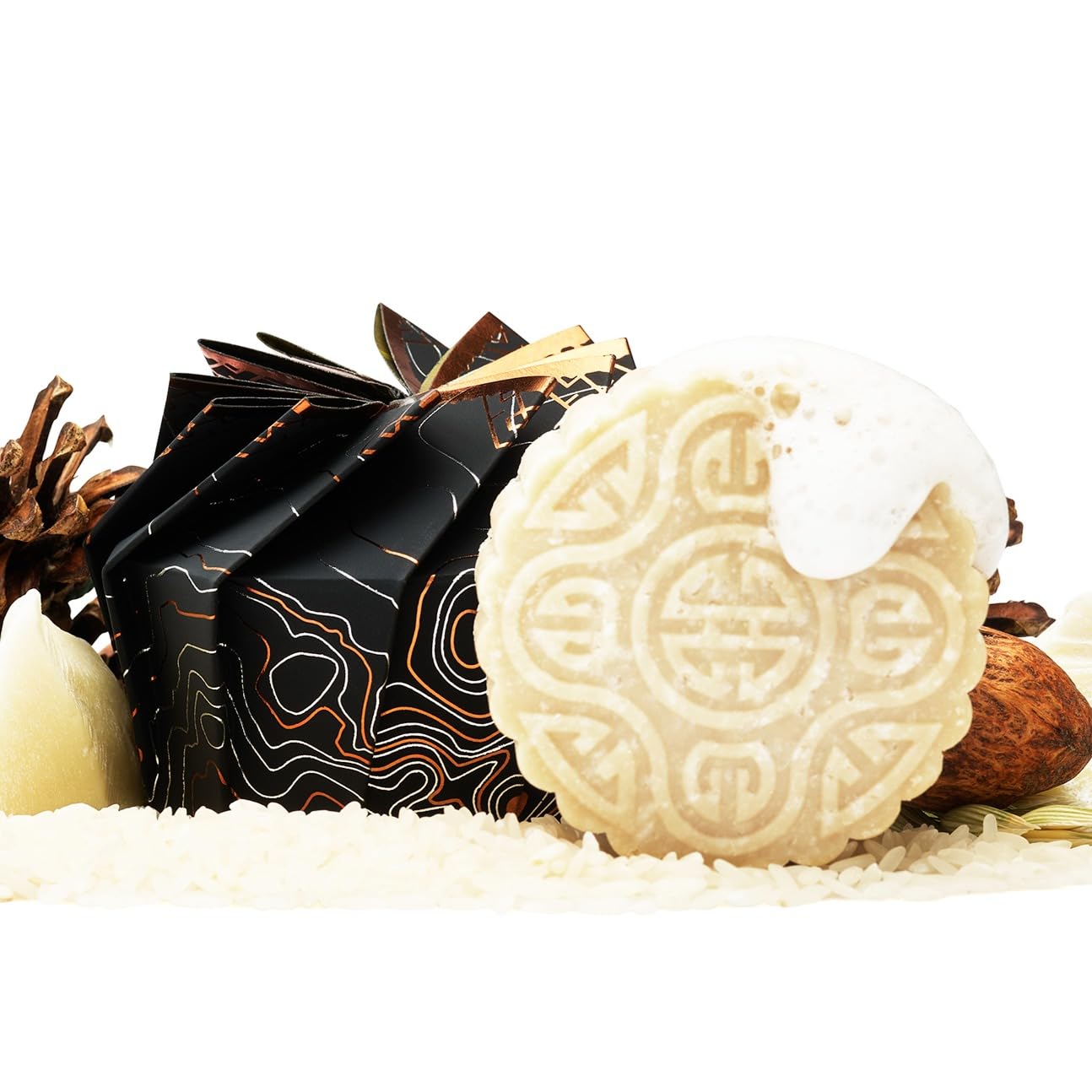 Viori Native Essence Shampoo Bar Made With Rice Water - Handcrafted All Natural Shampoo Bars - Sulfate Free Shampoo