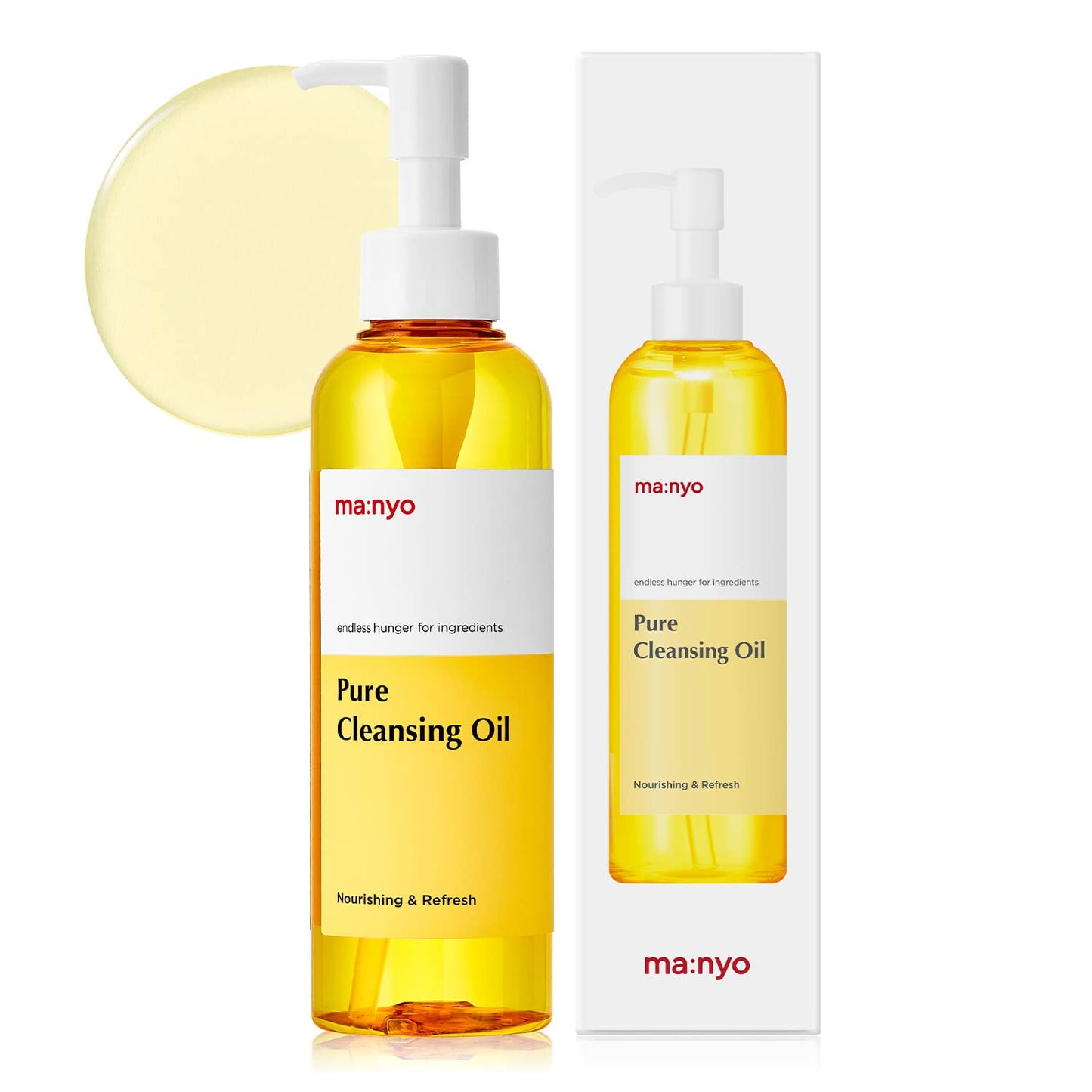 Ma:Nyo Pure Cleansing Oil Korean Facial Cleanser, Blackhead Melting, Daily Makeup Removal With Argan Oil, For Women Korean Skin