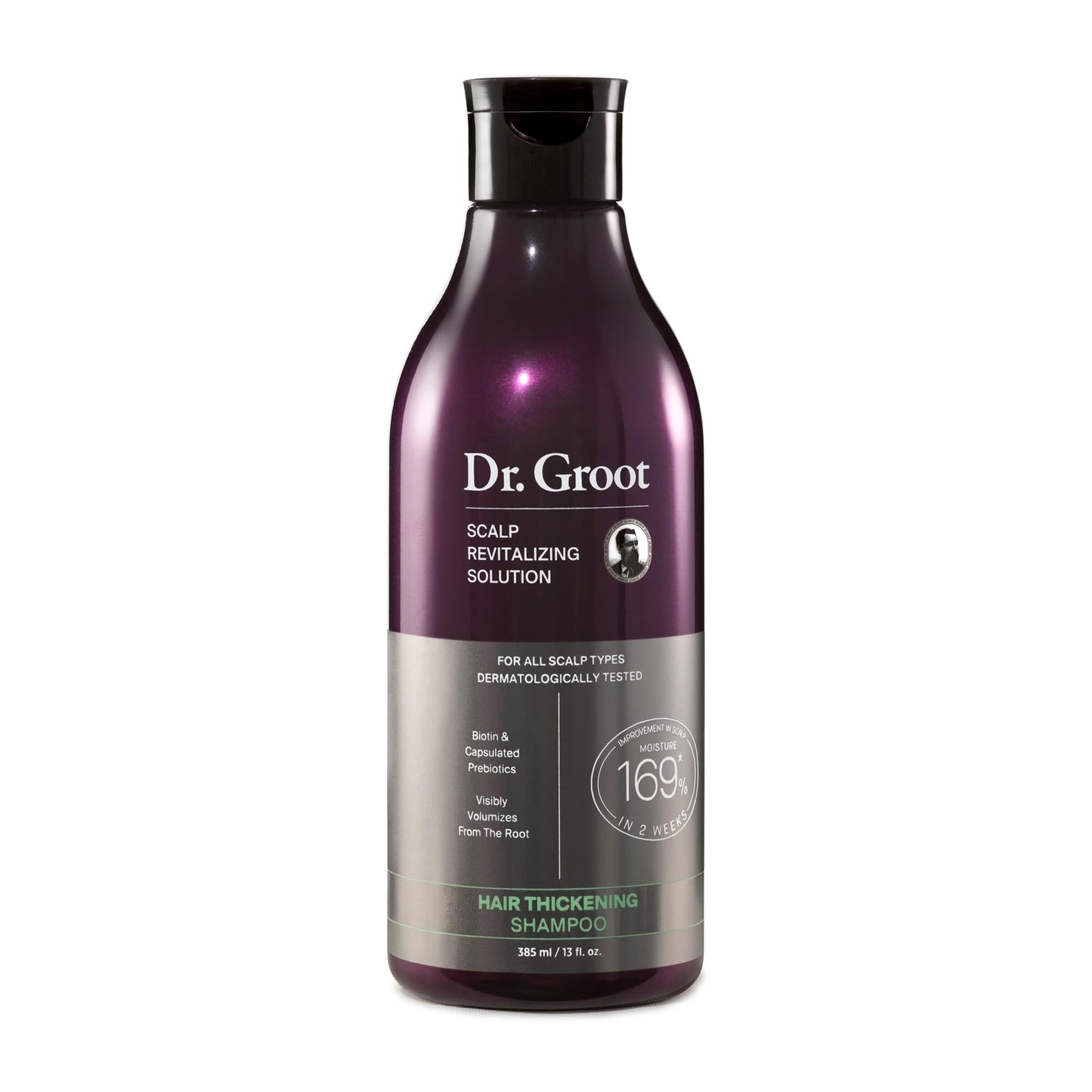 Dr. Groot Scalp Revitalizing Solution Hair Thickening Shampoo, With Biotin, Rosemary Oil To Help Volumize Thinning, Damaged Hair