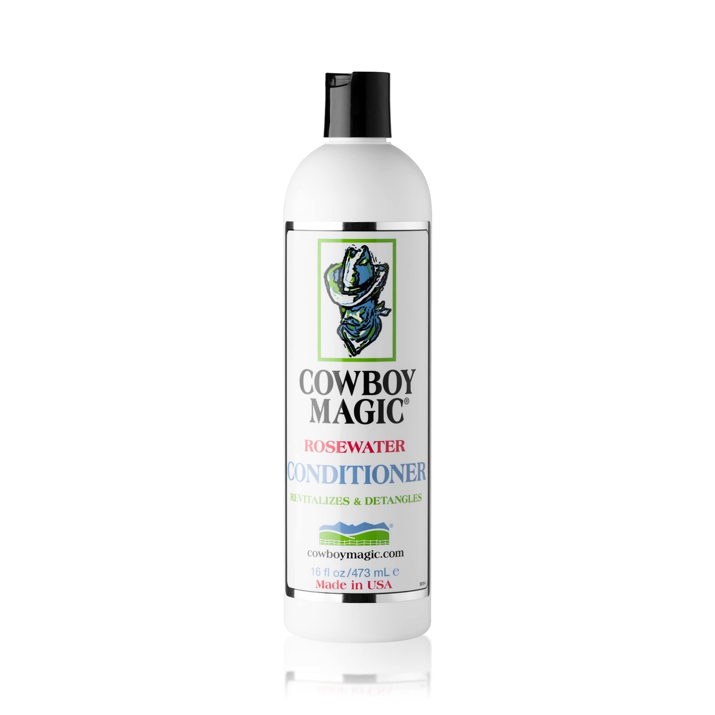 Cowboy Magic Rosewater Conditioner Revitalizes And Detangles 16 Ounce