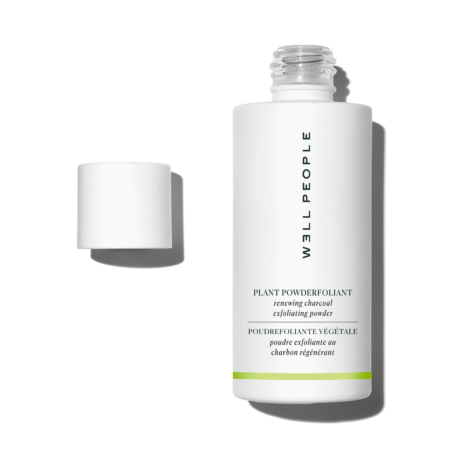 Well People Plant Powderfoliant Renewing Charcoal Exfoliating Powder, Exfoliant For Brightening & Softening Your Complexion, Veg