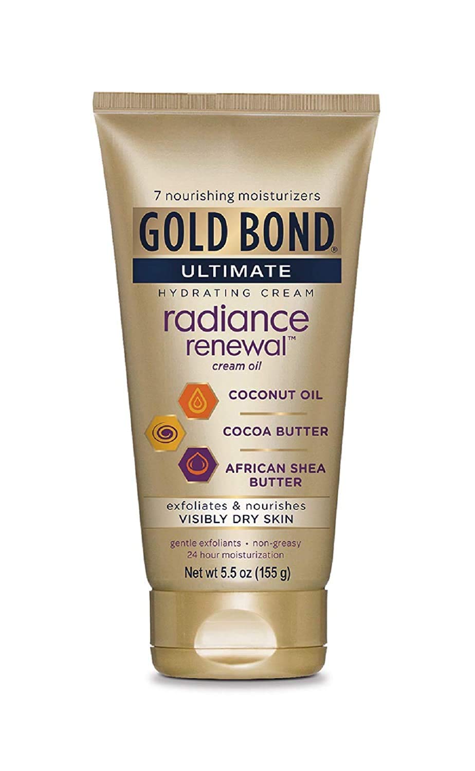 Gold Bond Ultimate Radiance Renewal Cream Oil, 5.5 Ounce (Pack Of 2)