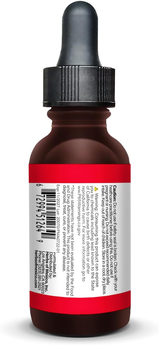 Flor de Manita (Little Hand fower) Herbal Extract 1 fl oz.