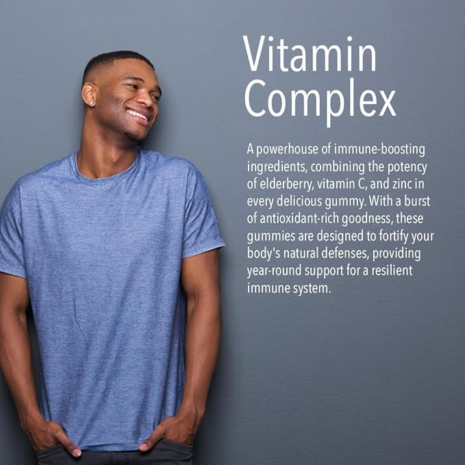 VitaGlobe Immunity Support Gummies – Vitamin C, E, A, Magnesium & Zinc for Energy, Immune Health & Overall Wellness, 63 Count