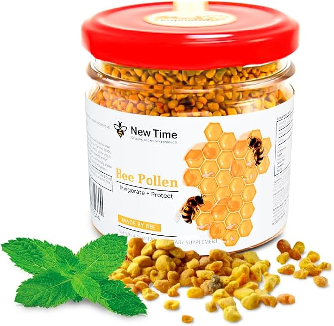 Bee Pollen Granules for Women - Organic Dietary Supplement - Morning Energy Boost 120g (4.2oz)