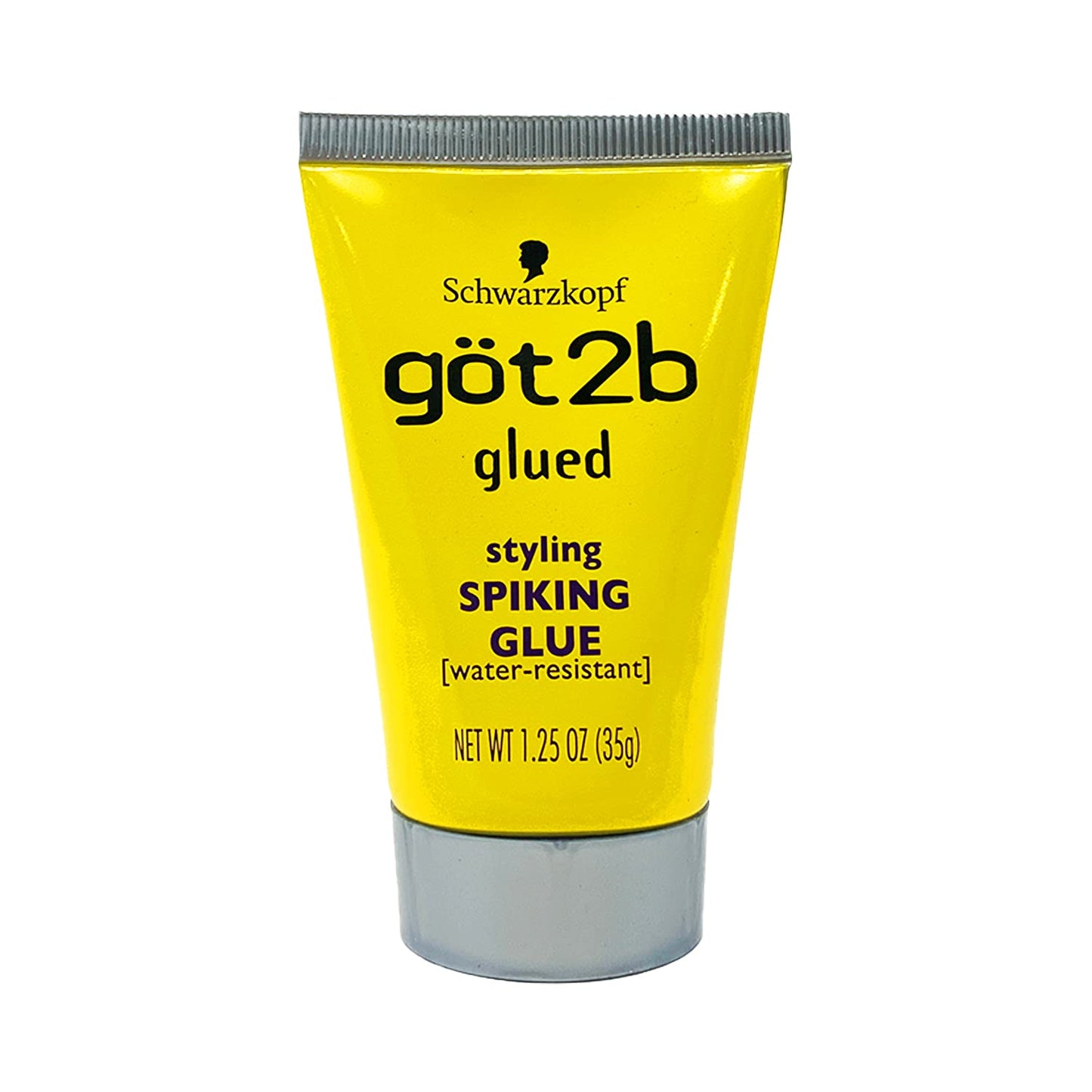 (6Pack) Glued Styling Spiking Water Resistant Glue Unisex By Got2B, 1.25 Ounce