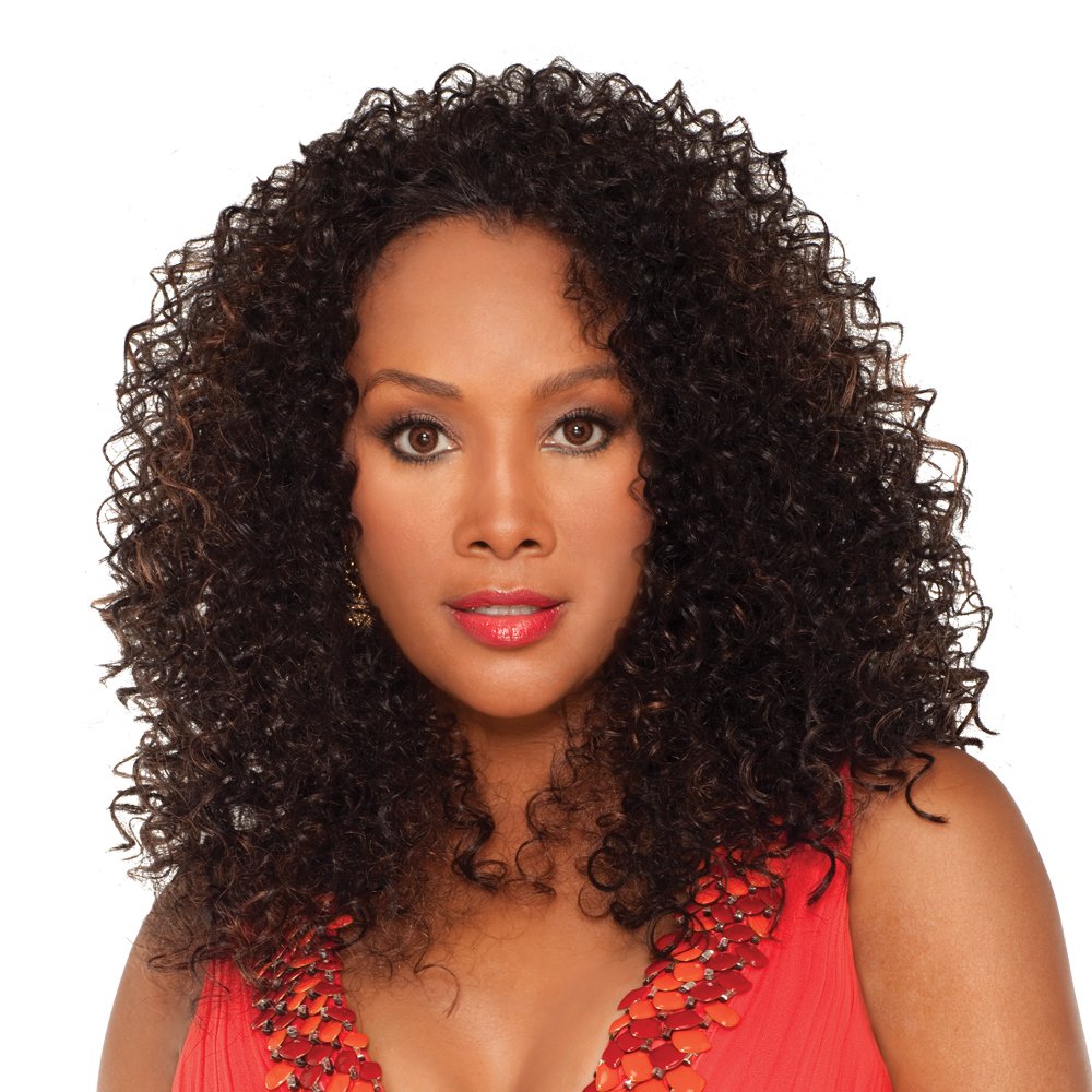 Vivica A. Fox HW-KARA-V Synthetic Fiber, 3/4 Half Wig in Color FS1B33