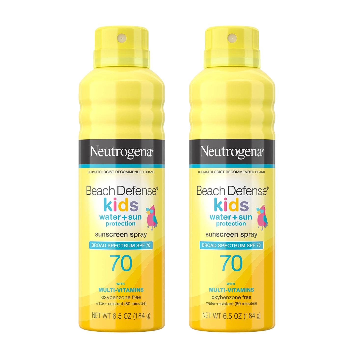 Neutrogena Beach Defense Kids Sunscreen Spray, Water-Resistant Sunscreen Spray For Children, Broad Spectrum Spf 70 For Uva/Uvb P