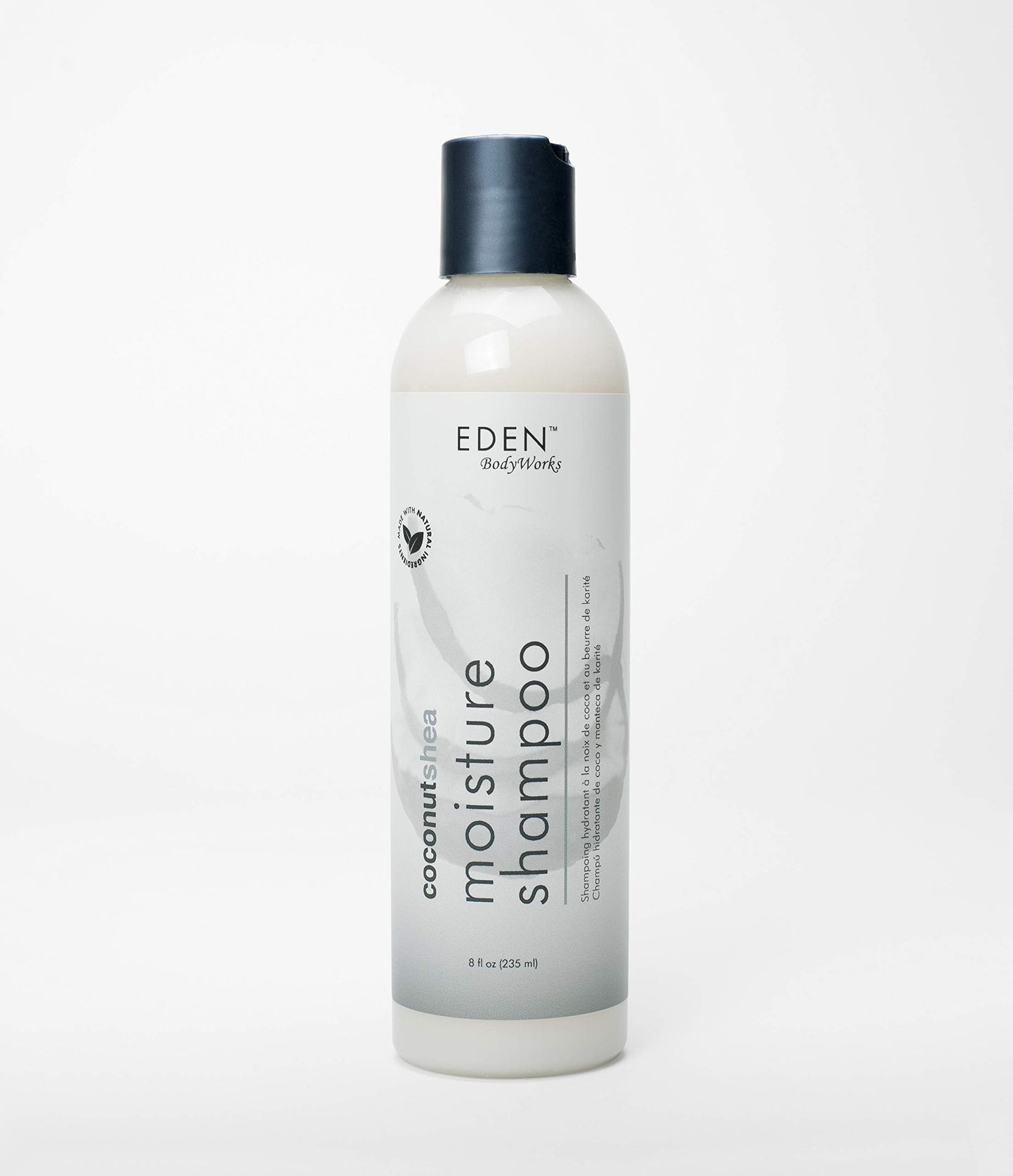 Eden Bodyworks Coconut Shea Moisture Shampoo | 8 Oz | Remove Build Up & Restore Moisture Balance - Packaging May Vary