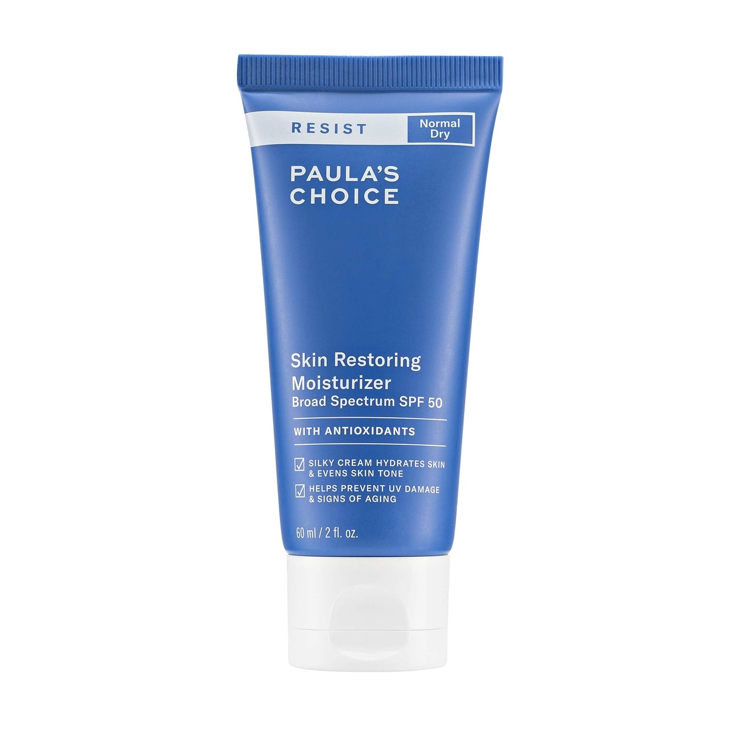 Paula'S Choice Resist Skin Restoring Moisturizer Spf 50, Uva & Uvb Protection, Shea Butter & Niacinamide, Anti-Aging Sunscreen F