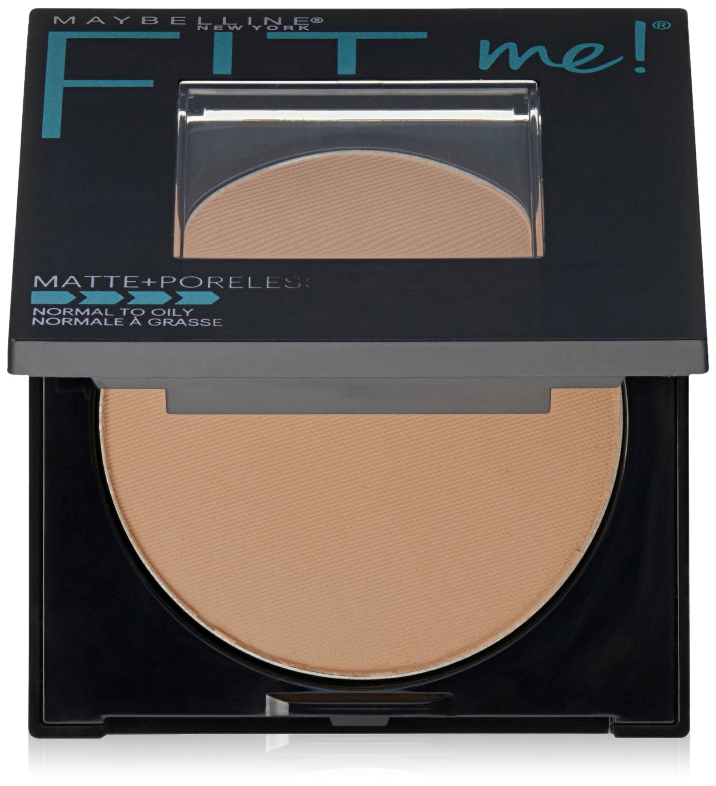 Maybelline New York Fit Me Matte Plus Poreless Powder, Natural Tan, 0.3 Ounce