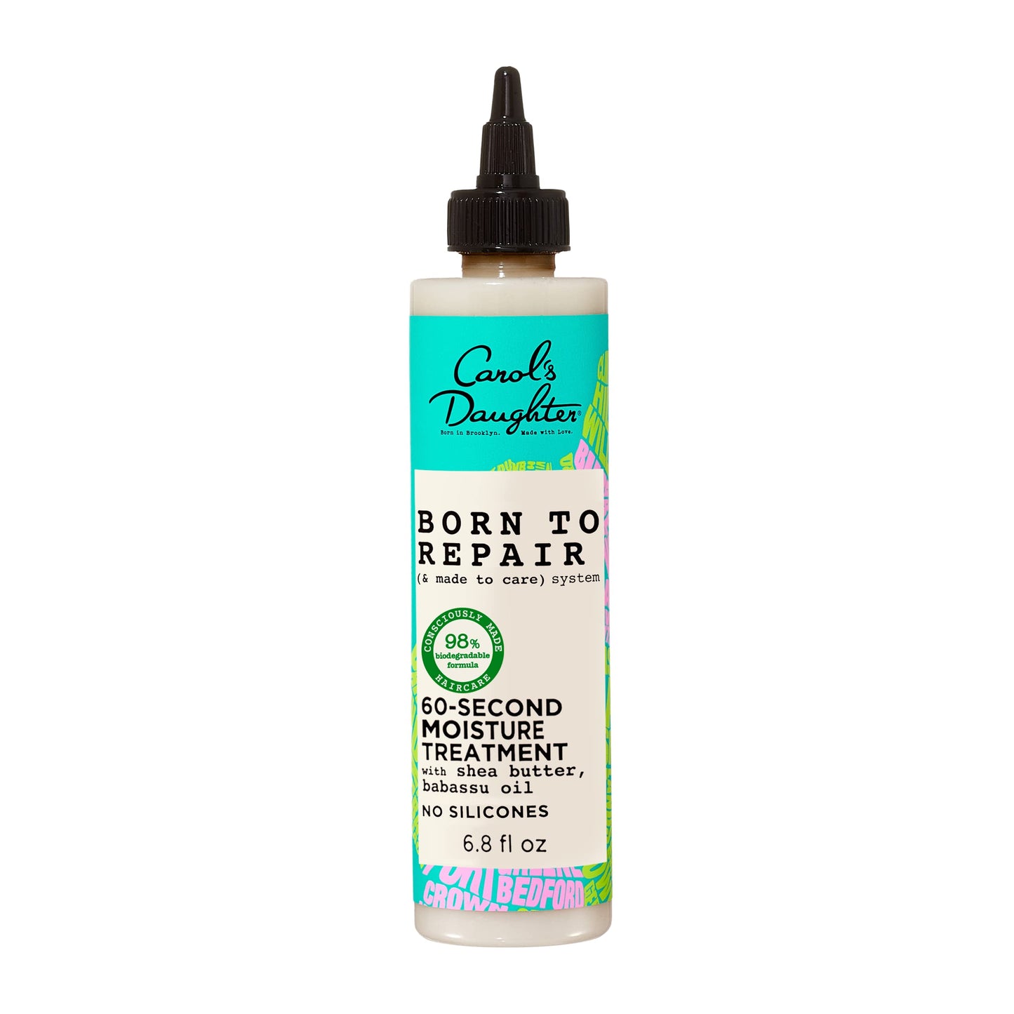 Carol'S Daughter Born To Repair 60-Second Moisture Hair Treatment, Hydrating, Detangling Hair Care For Curly Hair With Shea Butt