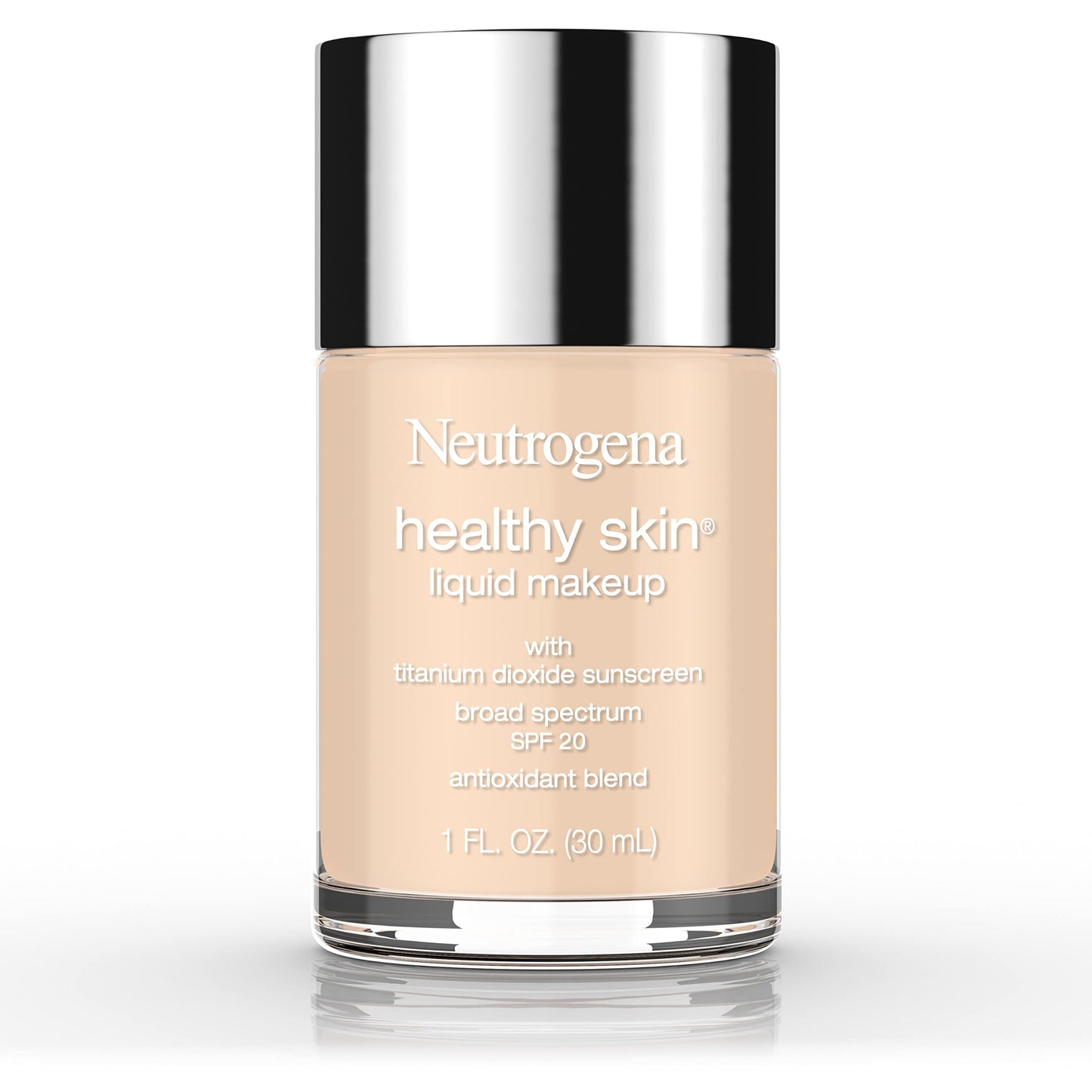 Neutrogena Healthy Skin Liquid Makeup Foundation, Broad Spectrum Spf 20 Sunscreen, Lightweight & Flawless Coverage Foundation Wi