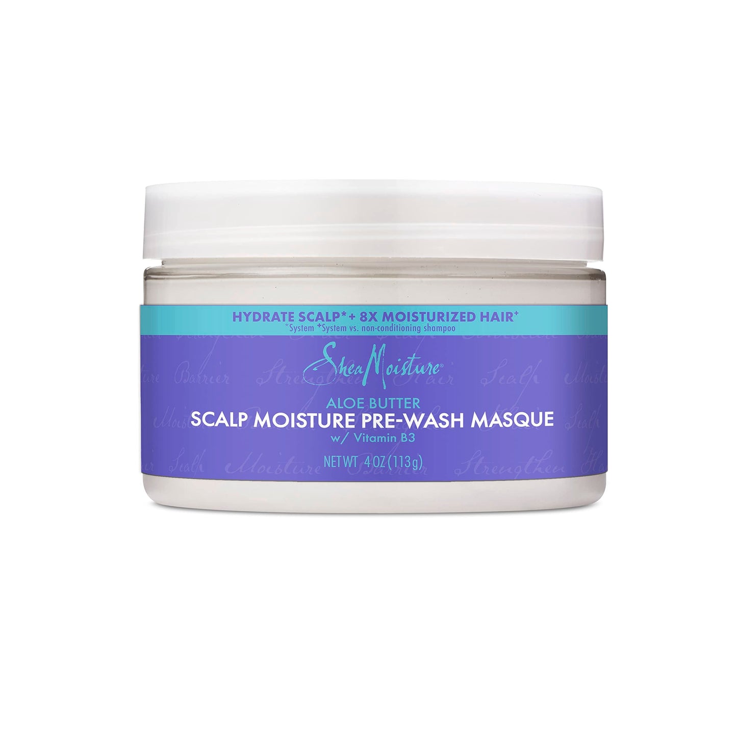 Sheamoisture Scalp Moisture Hair Masque Aloe Butter & Vitamin B3 Pre-Wash Hair Care With A Boost Of Hydration To Hydrate Scalp +