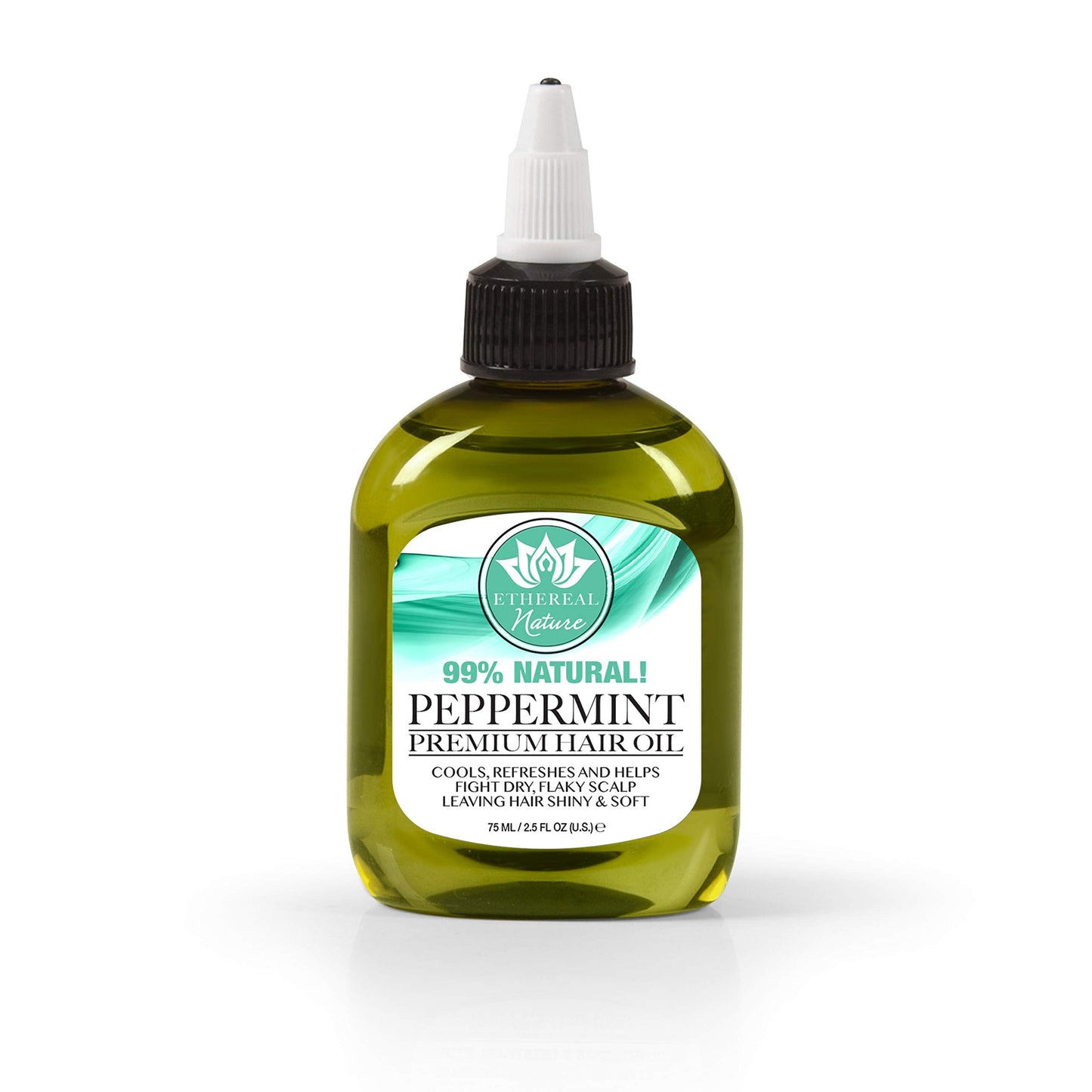 Ethereal Nature 99% Natural Hair Oil Blend With Peppemint, 75 Ml