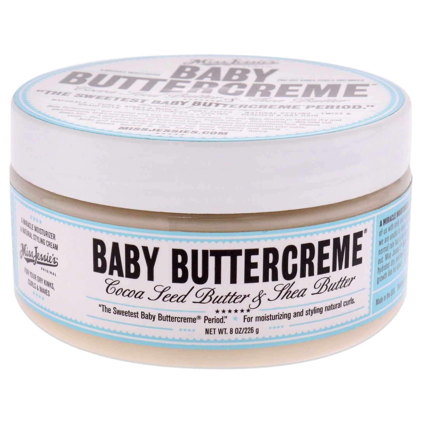 Miss Jessie'S Baby Buttercreme Unisex Cream 8 Oz