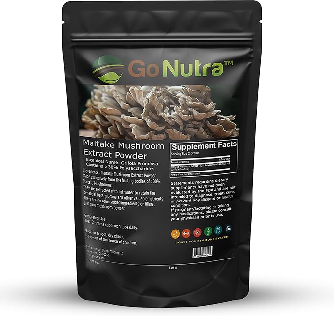 Maitake Mushroom Extract Powder 8 oz | 10:1 Extract Strength | Mushroom Supplement 30% Polysaccharides | Maitake Powder King of Mushrooms