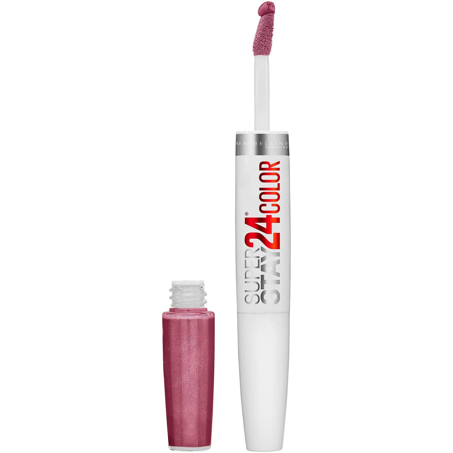 Maybelline Super Stay 24, 2-Step Liquid Lipstick Makeup, Long Lasting Highly Pigmented Color With Moisturizing Balm, Frozen Rose