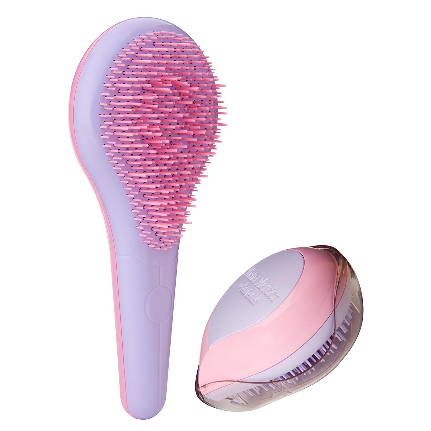 Home And Travel Detangler Set - Classic Detangler Brush For Healthy Hair - Travel Detangler Brush Reduces Frizz And Breakage - F