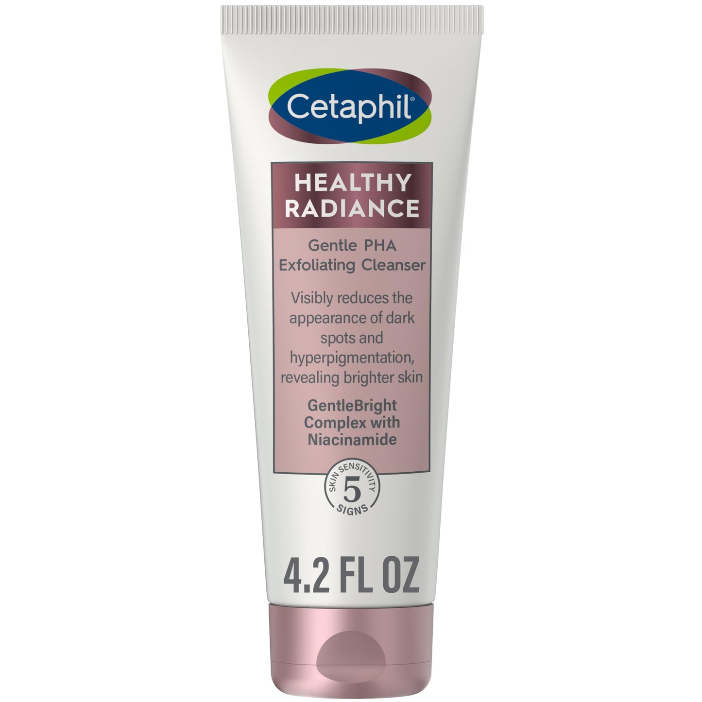 Cetaphil Face Wash, Healthy Radiance Gentle Exfoliating Cleanser, Visibly Reduces Look Of Dark Spots And Hyperpigmentation, Desi