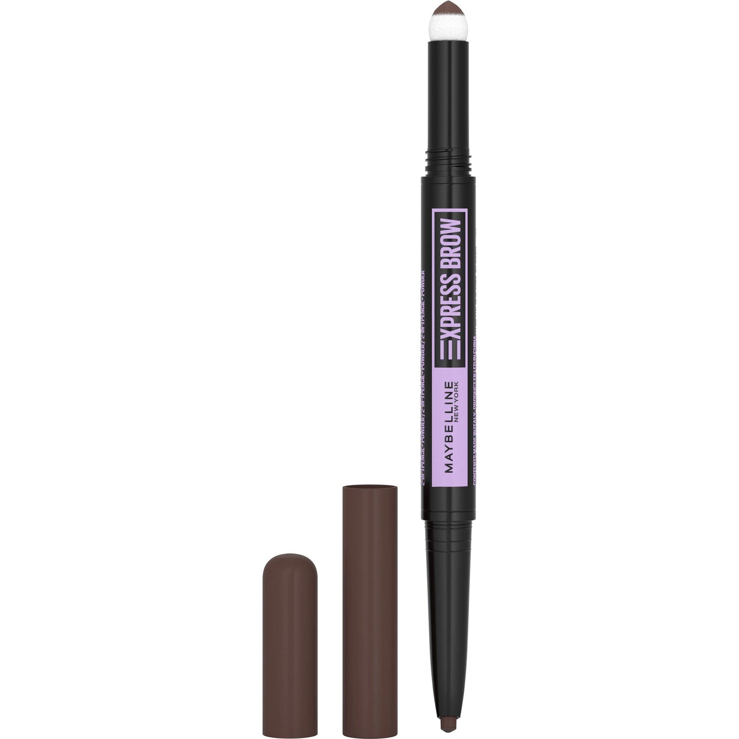 Maybelline New York Maybelline Express Brow 2-in-1 Pencil and Powder, Deep Brown, 0.02 Fl. Ounce, 260 Deep Brown, 0.02 fluid_oun