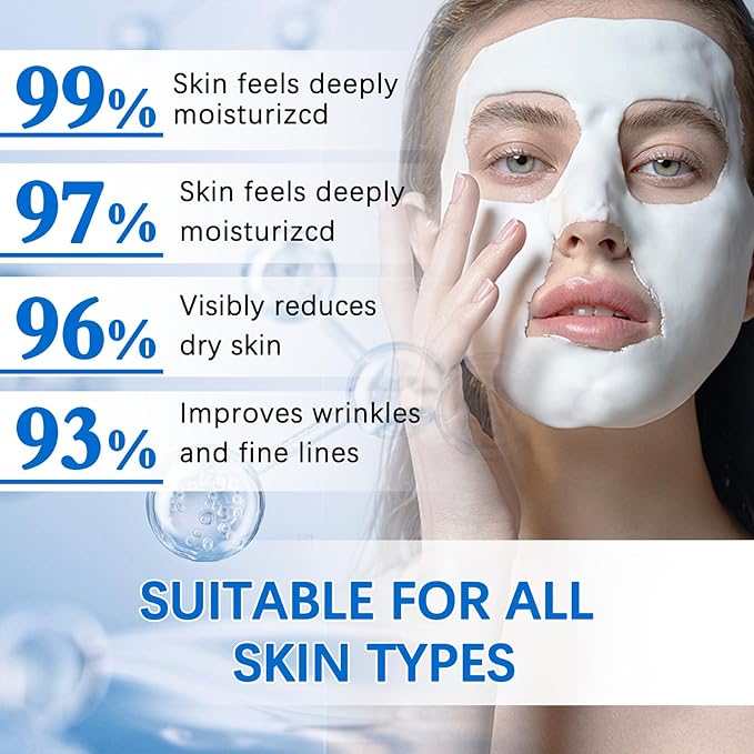 Hyaluronic Acid Powder, Cosmetic Grade Water Soluble Hyaluronic Hydrating for Face Anti-Aging Skincare, DIY Face Serum and Mask.