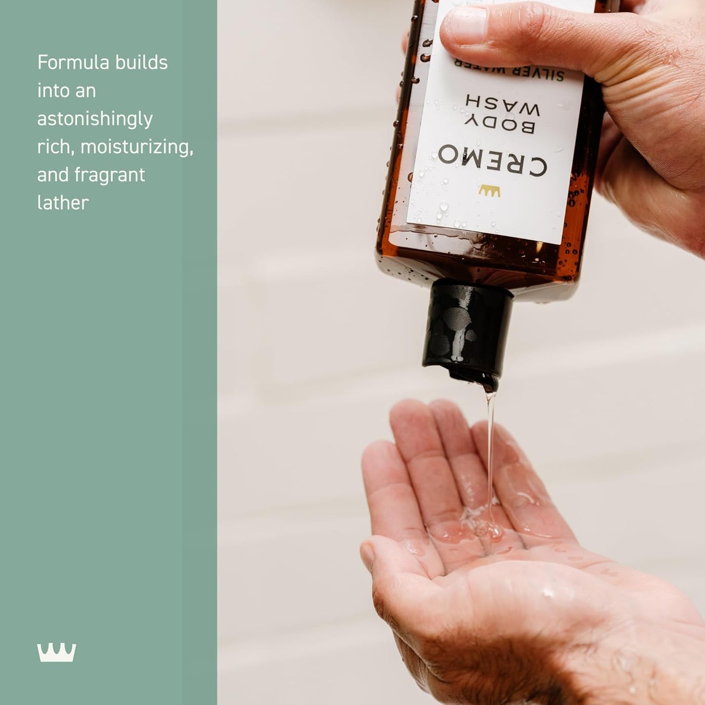 Revitalizing Cremo Body Wash for Men | Glacier-Fed & White Birch | 16 Fl Oz