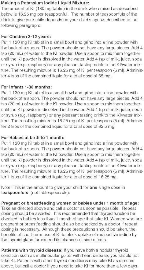 IOSAT Potassium Iodide 14 Tablets