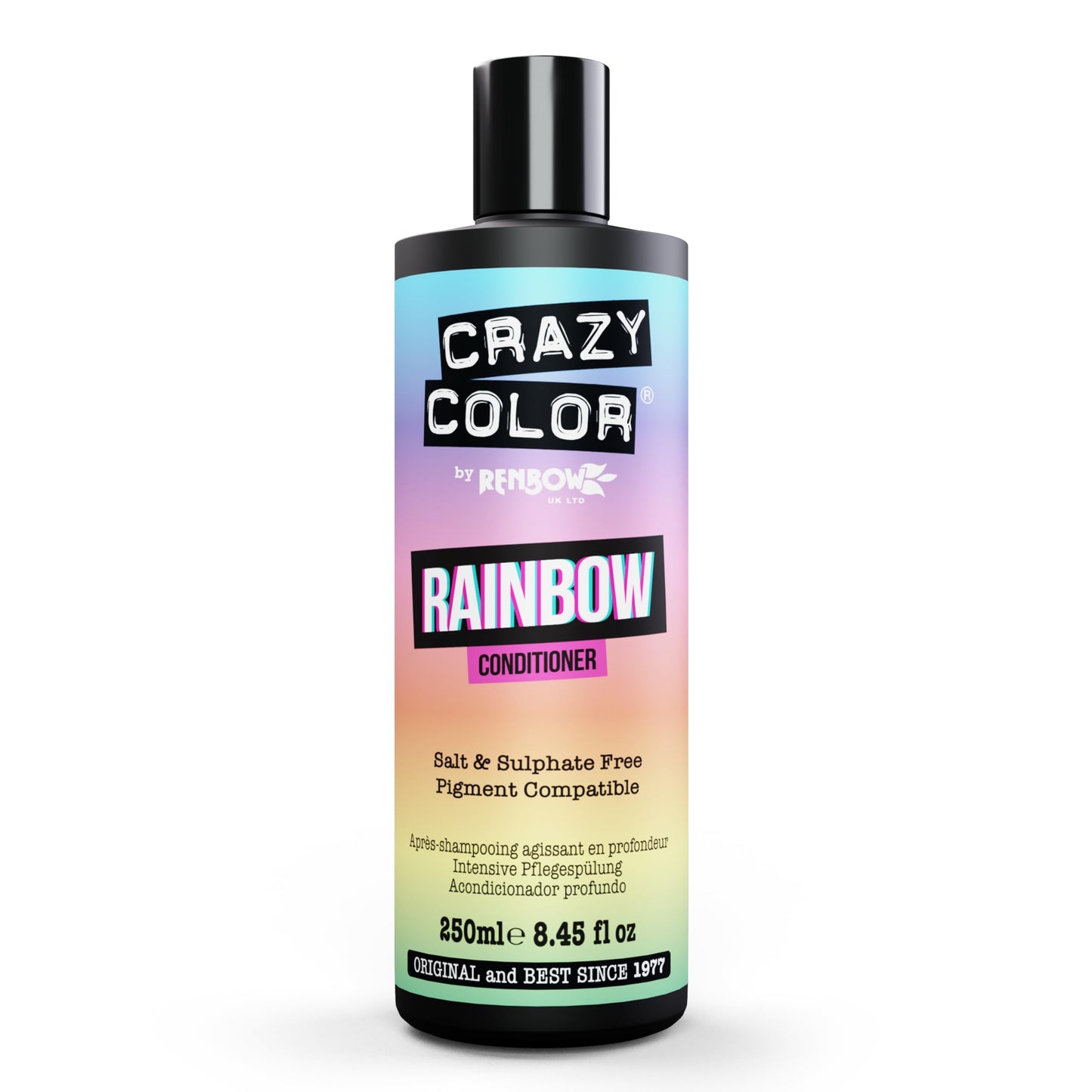 Crazy Color Rainbow Shampoo/Conditioner For Color Treated Hair - Deep Conditioning With Color Protection - 250Ml (Conditioner)
